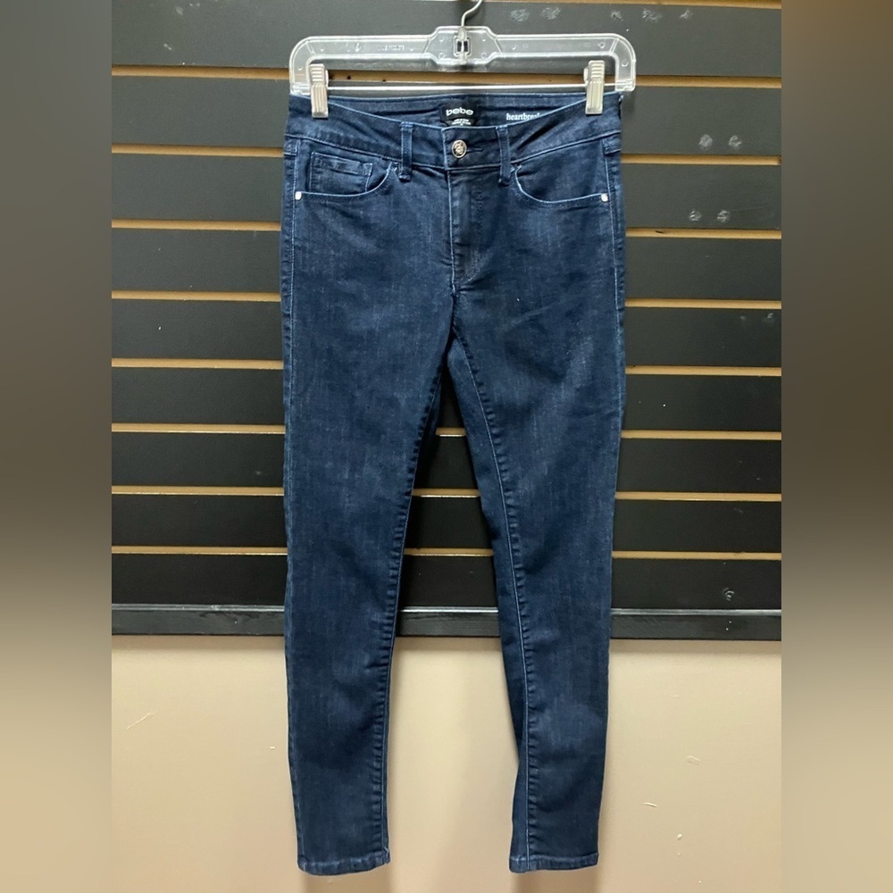 Bebe Blue Skinny heartbreaker Jeans with Stretchy Fit